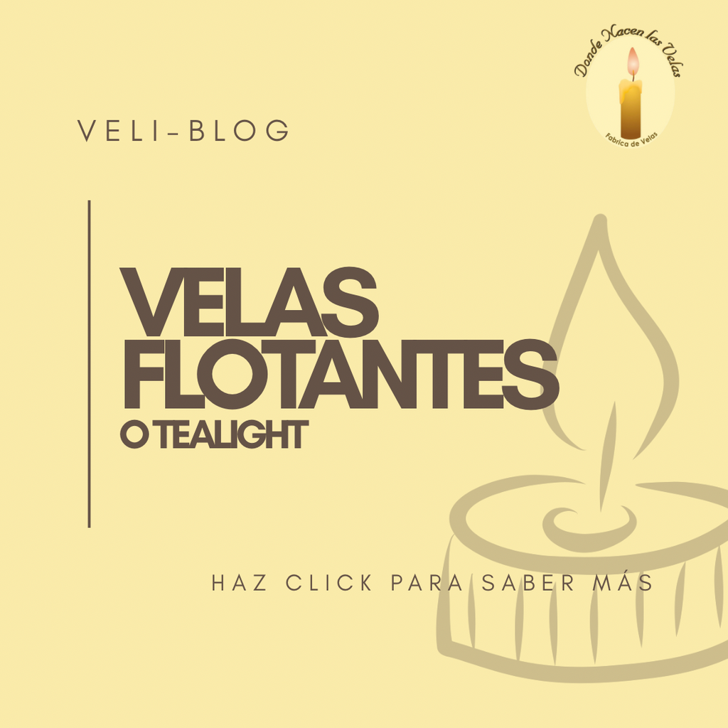 VELAS FLOTANTES O TEALIGHT