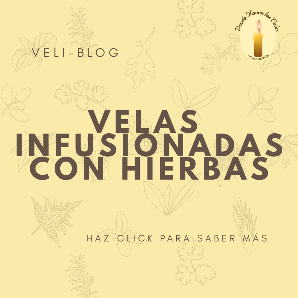 VELAS INFUSIONADAS CON HIERBAS