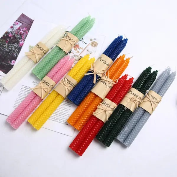 Kit De Fabricación De Velas De Cera De Abeja, Laminas