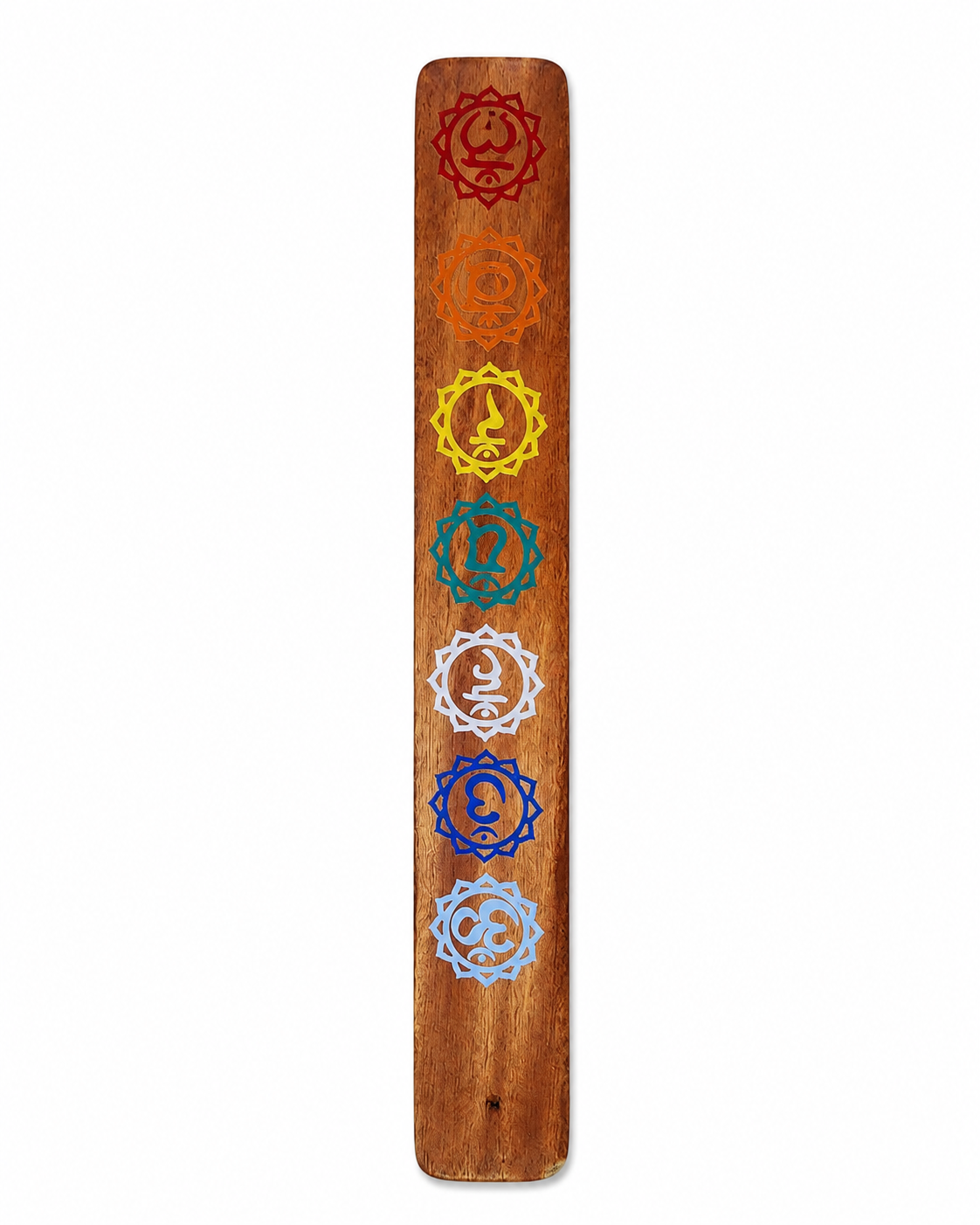 Porta Incienso Madera 7 Chakras (B3)