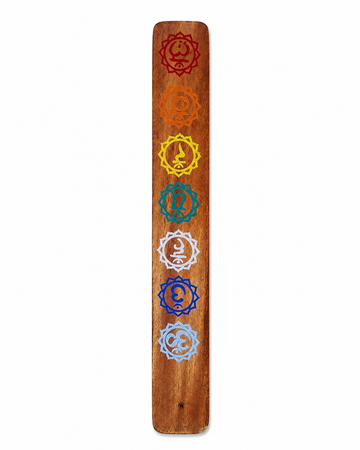 Porta Incienso Madera 7 Chakras (B3)