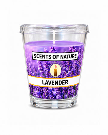Vela Aromatica Vaso, Lavanda