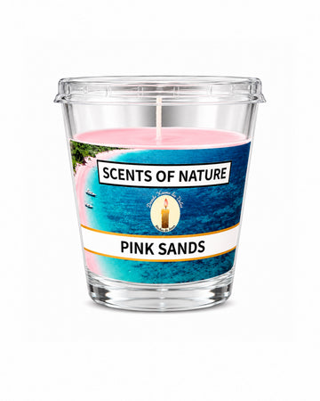 Vela Aromatica Vaso, Pink Sands