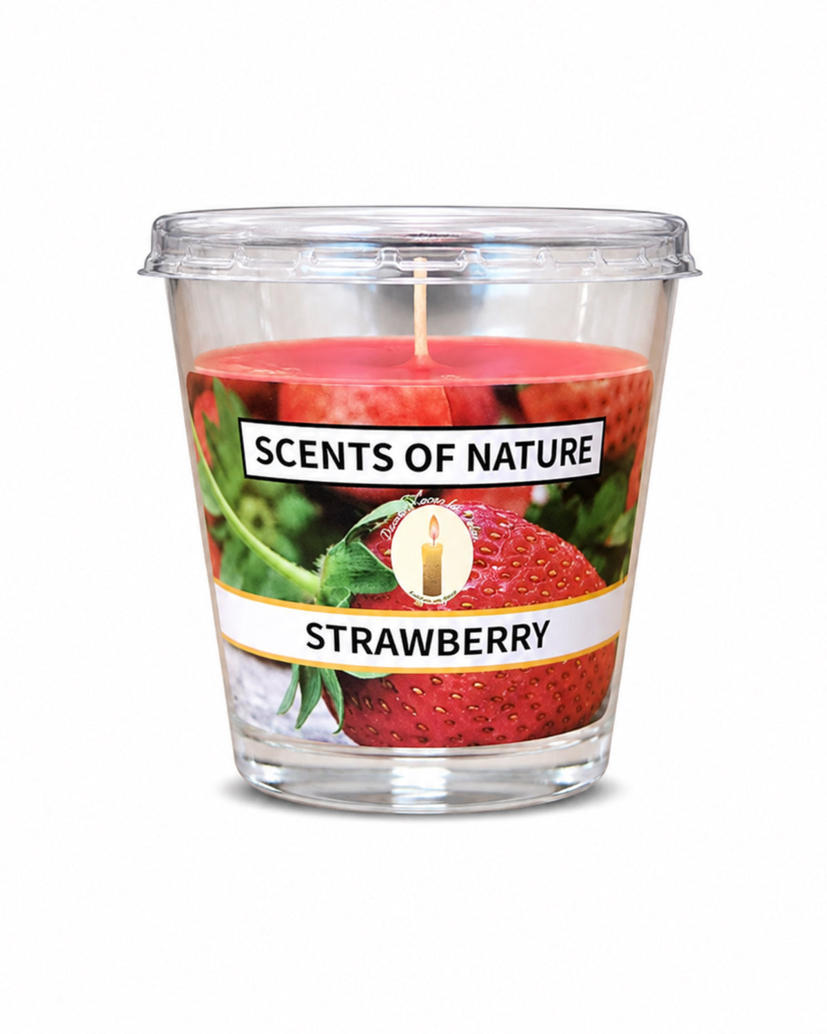 Vela Aromatica Vaso, Frutilla