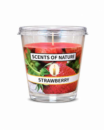 Vela Aromatica Vaso, Frutilla