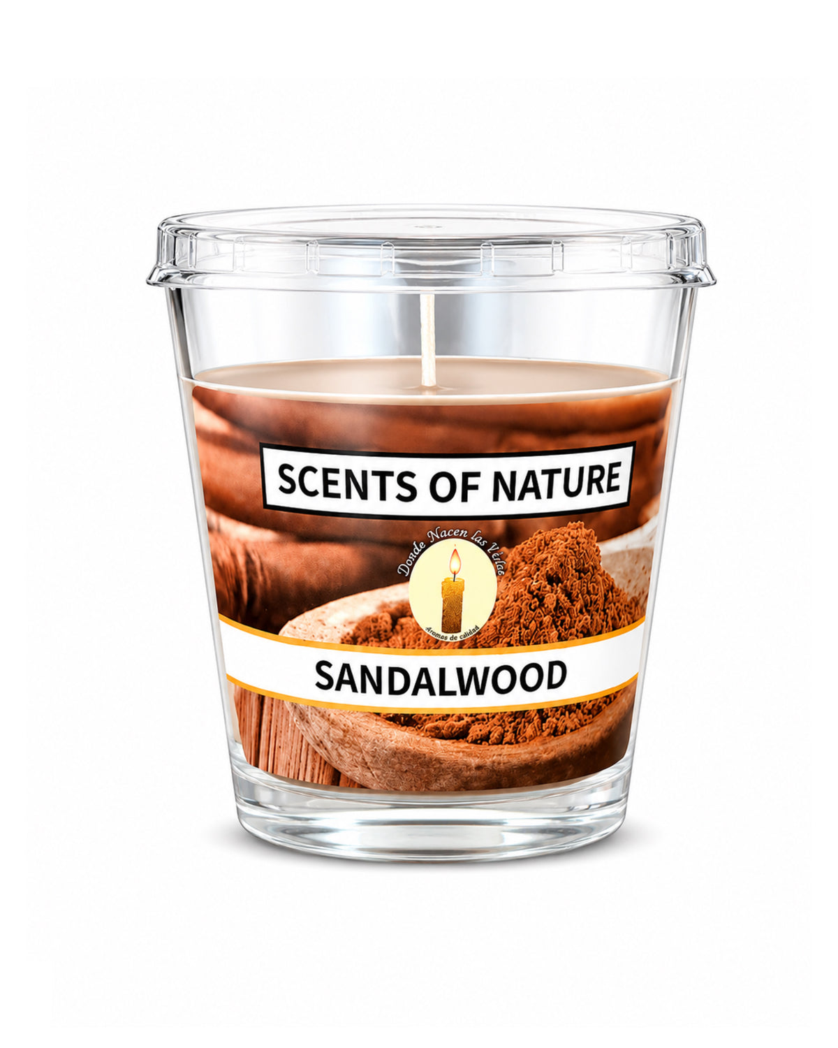 Vela Aromatica Vaso, Sandalo