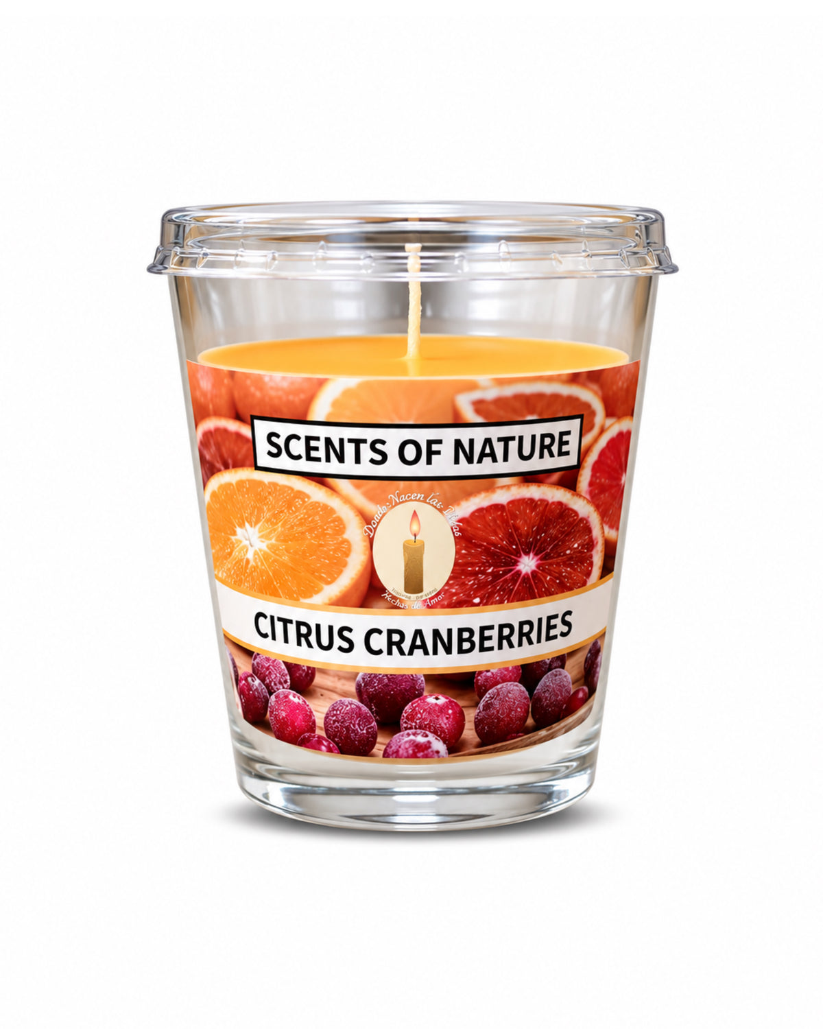 Vela Aromatica Vaso, Citrus Cranberries
