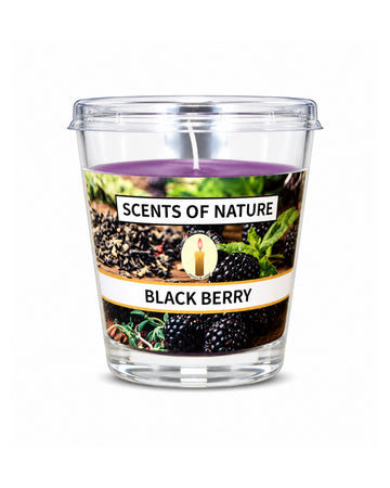 Vela Aromatica Vaso, Black Berry