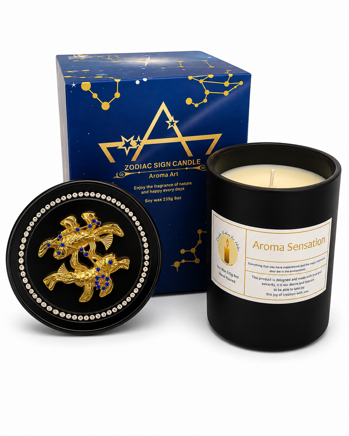 Vela Aromática Zodiaco, Piscis
