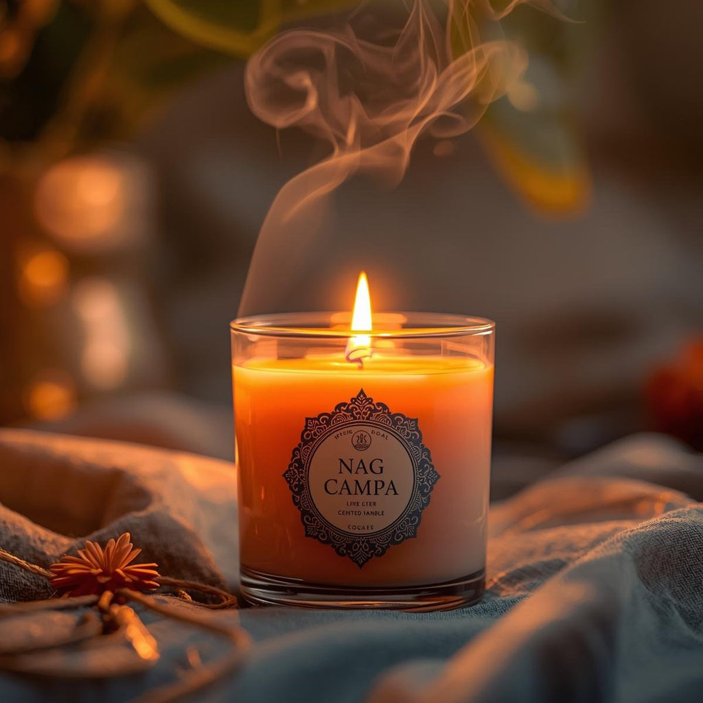 Esencia Nag Champa, Uso cosmetico y Velas.