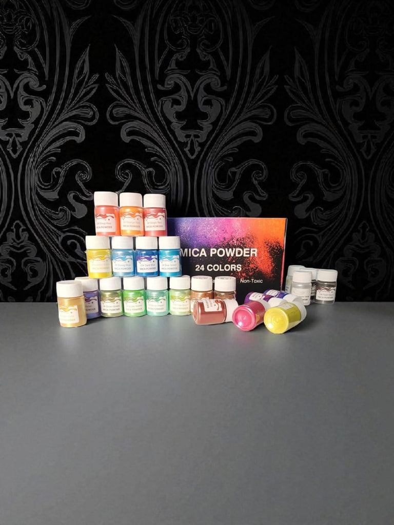 Pack Polvo Mica Perlado 24 piezas