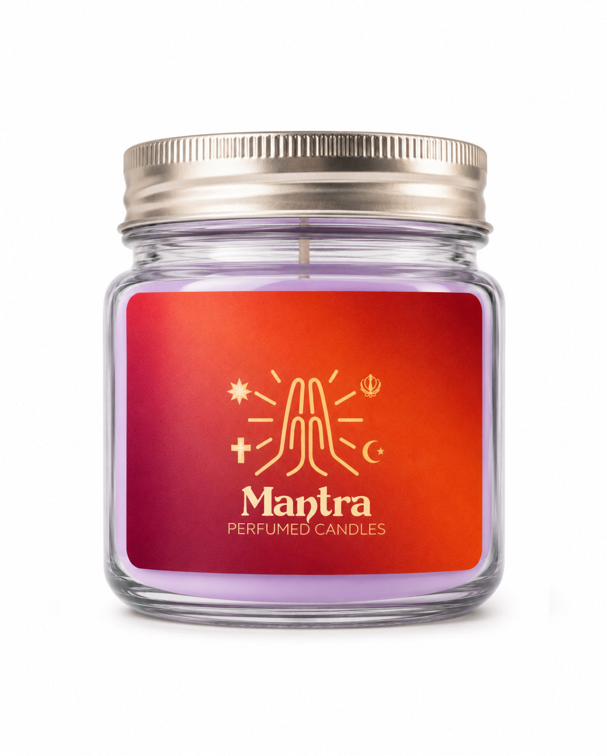 Vela Aromatica Vidrio Mantra