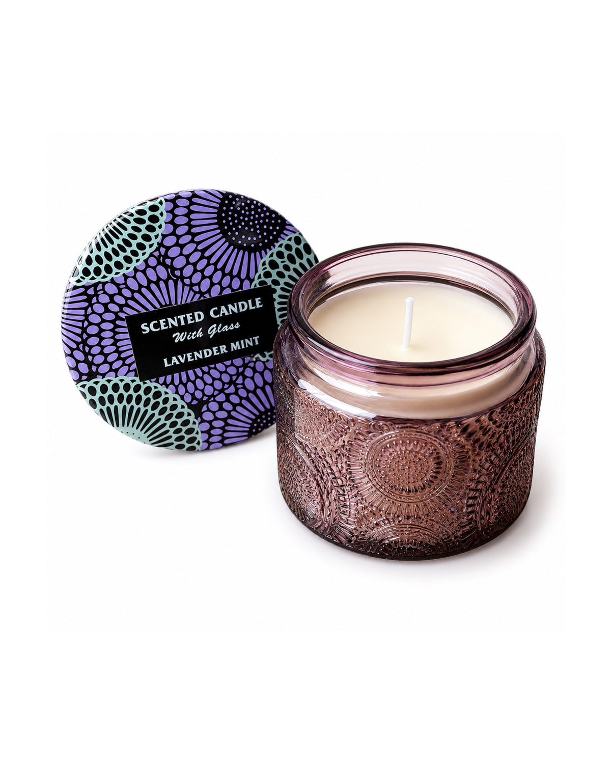 Velas Aromáticas Lavanda y Menta