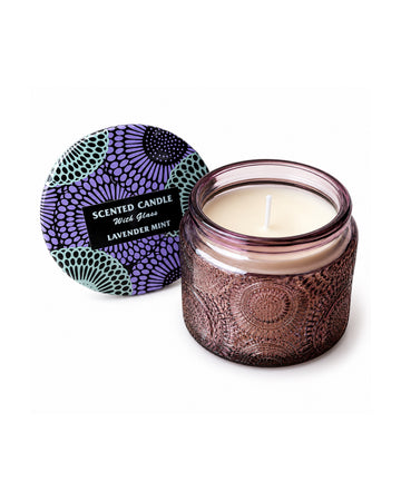 Velas Aromáticas Lavanda y Menta