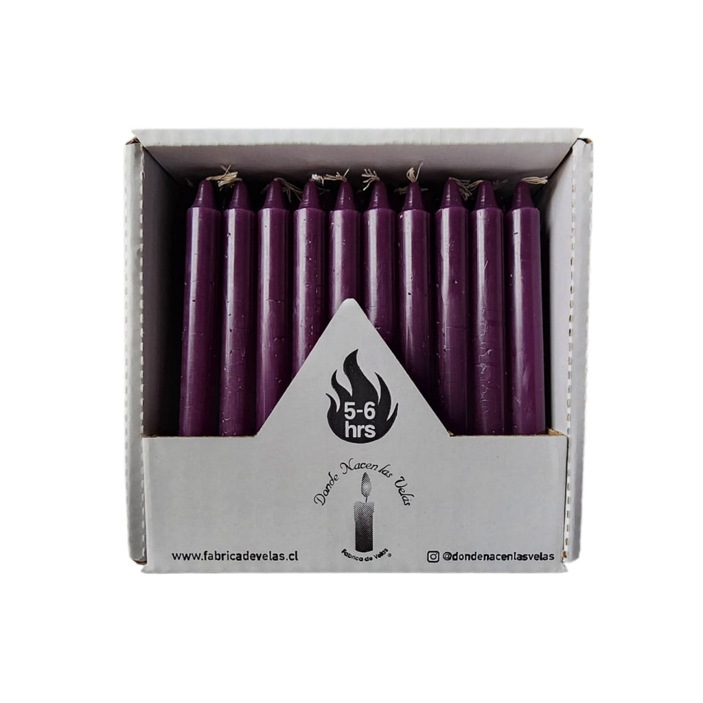 Vela Pack de 50 Morado
