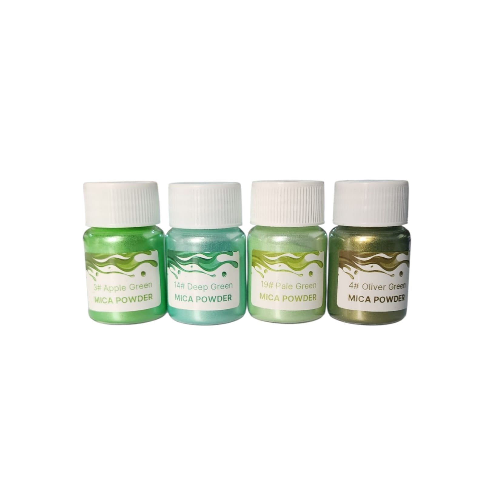 Pack Polvo Mica Perlado 24 piezas