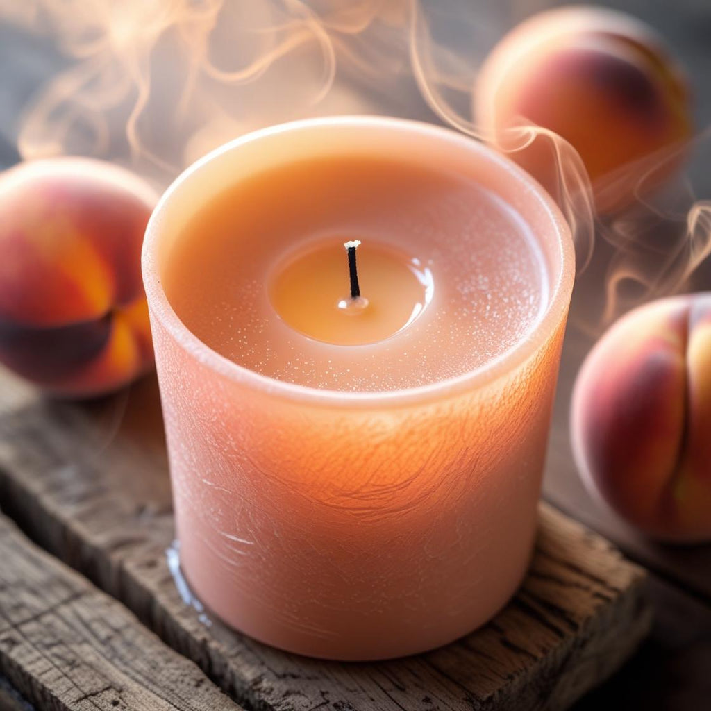 Esencia Durazno, Uso cosmetico y Velas.