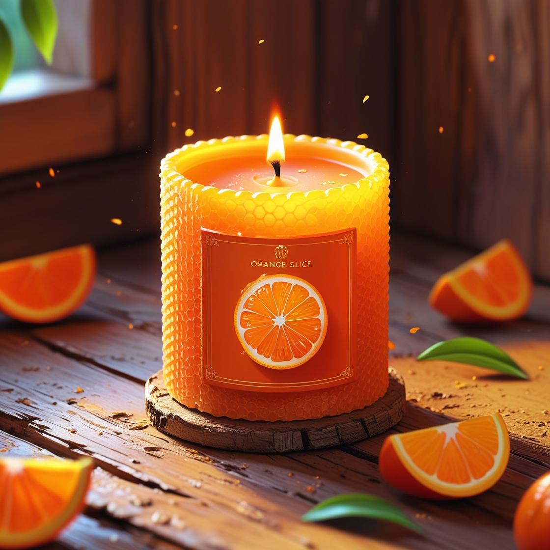 Esencia Naranja, Uso cosmetico y Velas