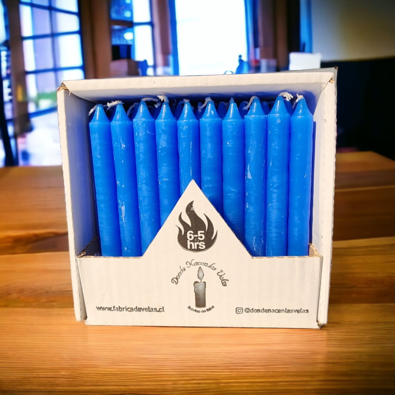 Vela Pack de 50 Azul