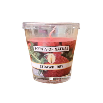 Vela Aromatica Vaso, Frutilla