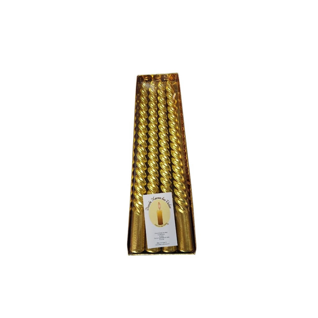 Vela Espiral Dorada