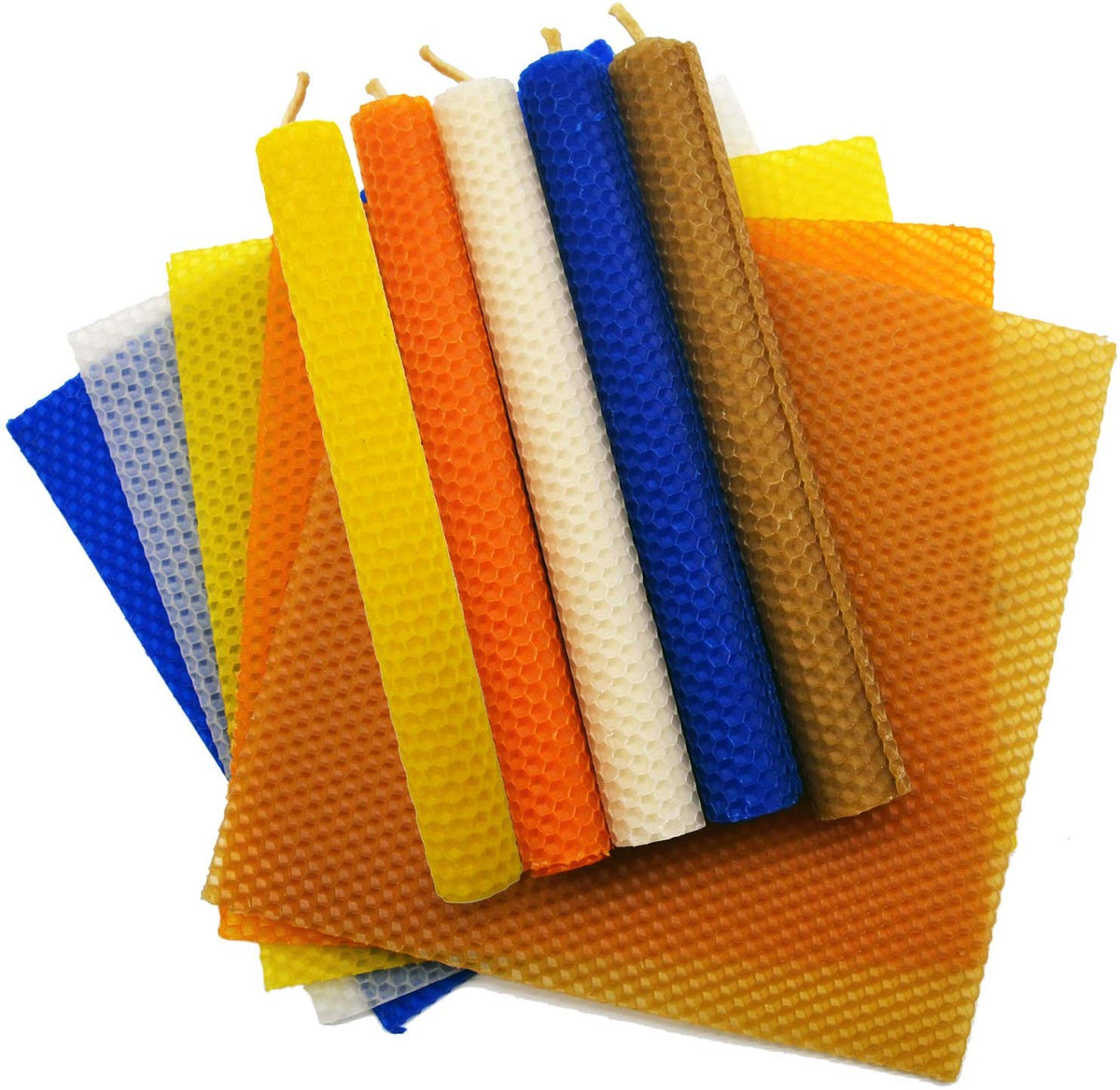 Kit De Fabricación De Velas De Cera De Abeja, Laminas