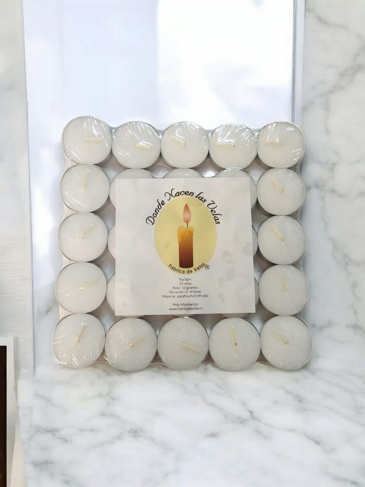 Tea light blancas (flotantes)