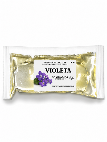 Esencia Violeta Vela de Parafina.