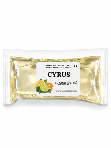 Esencia Cyrus,  para Cera de Soya.