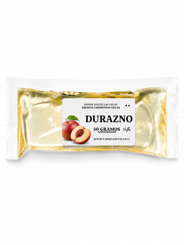 Esencia Durazno, Uso cosmetico y Velas.