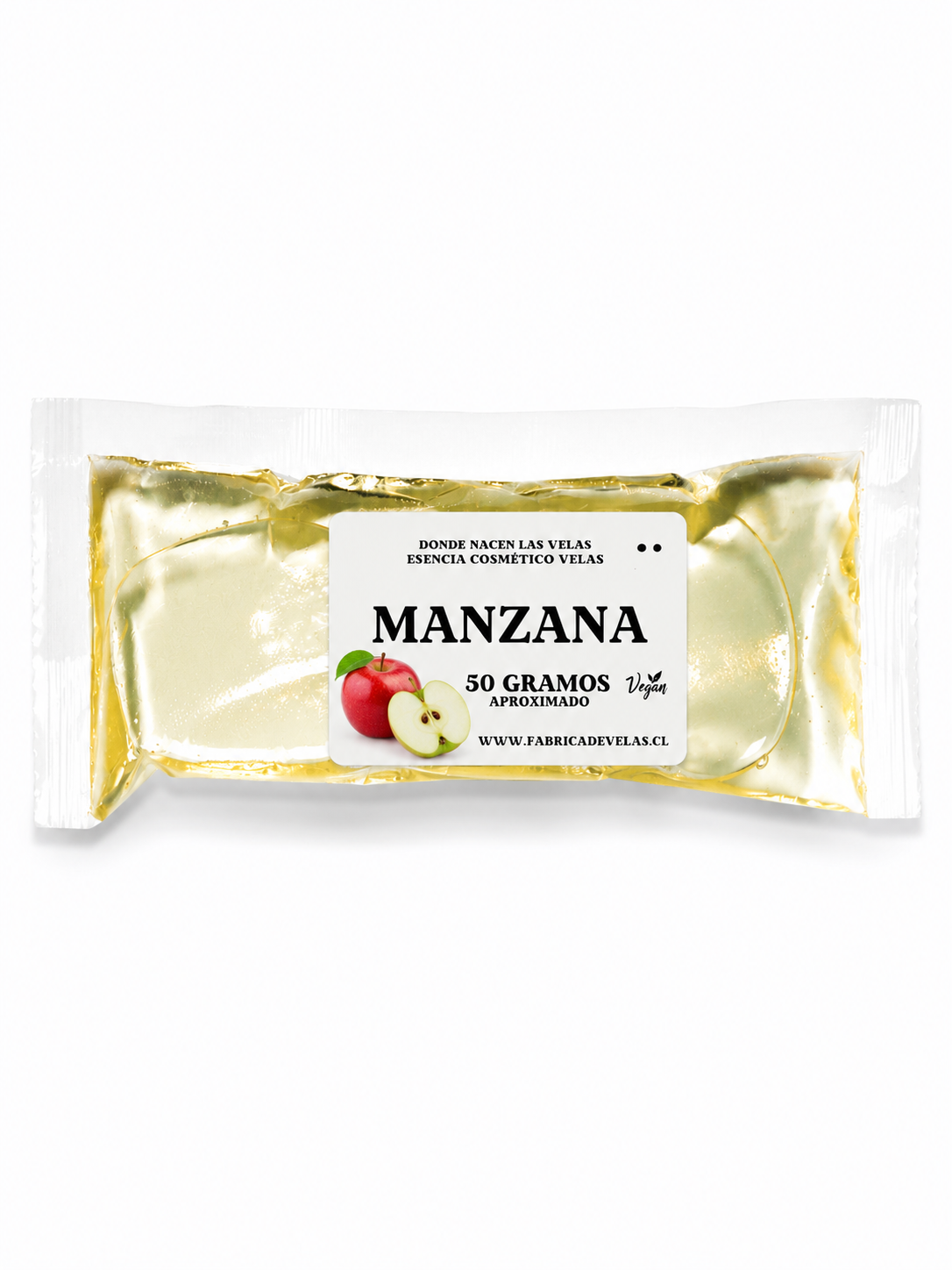 Esencia Manzana Vela de Parafina.