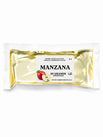 Esencia Manzana Vela de Parafina.