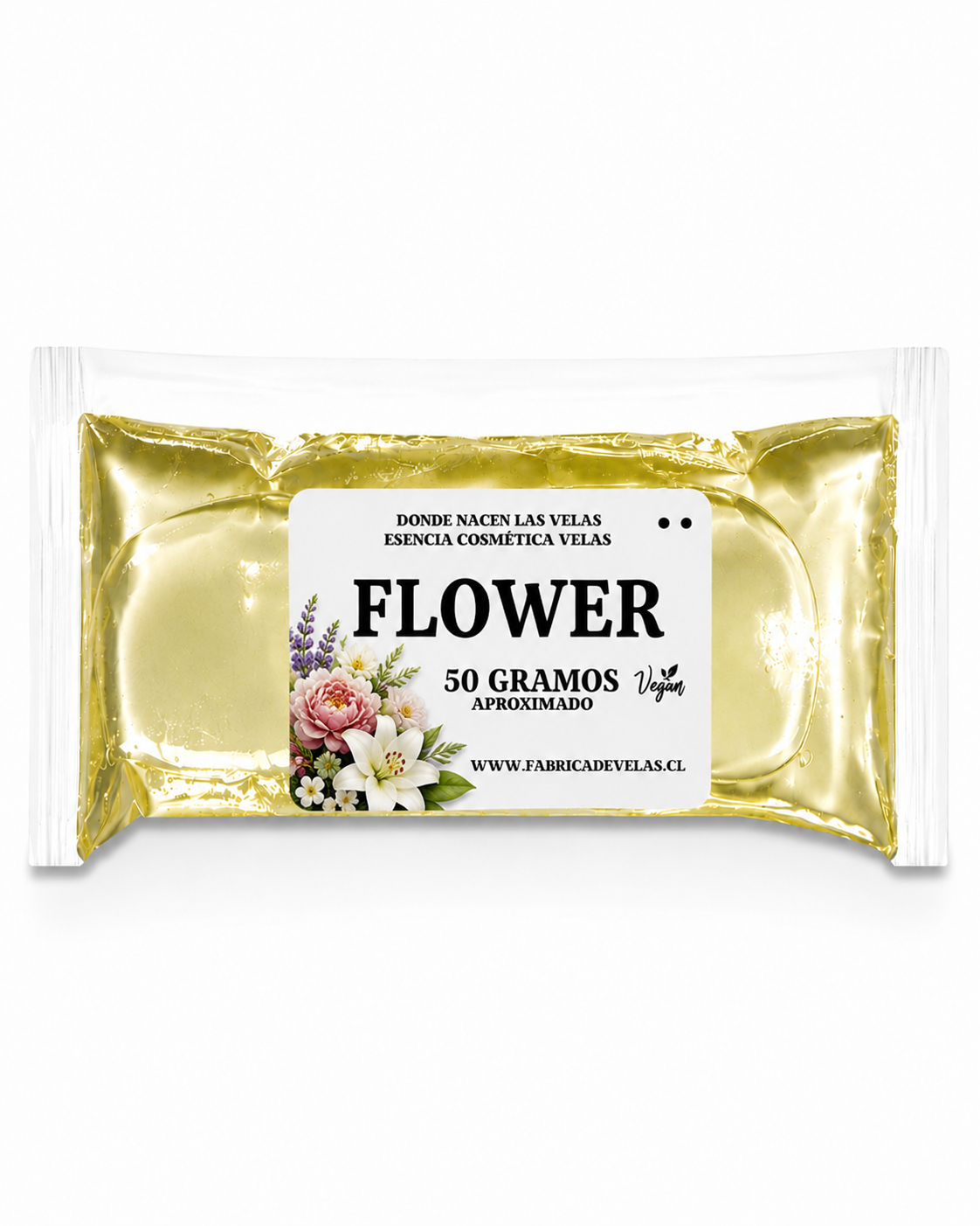 Esencia Flower Vela de Parafina.