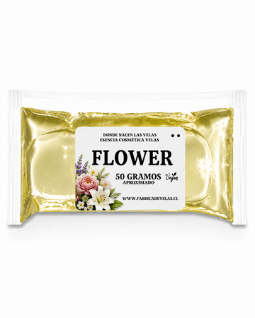 Esencia Flower Vela de Parafina.