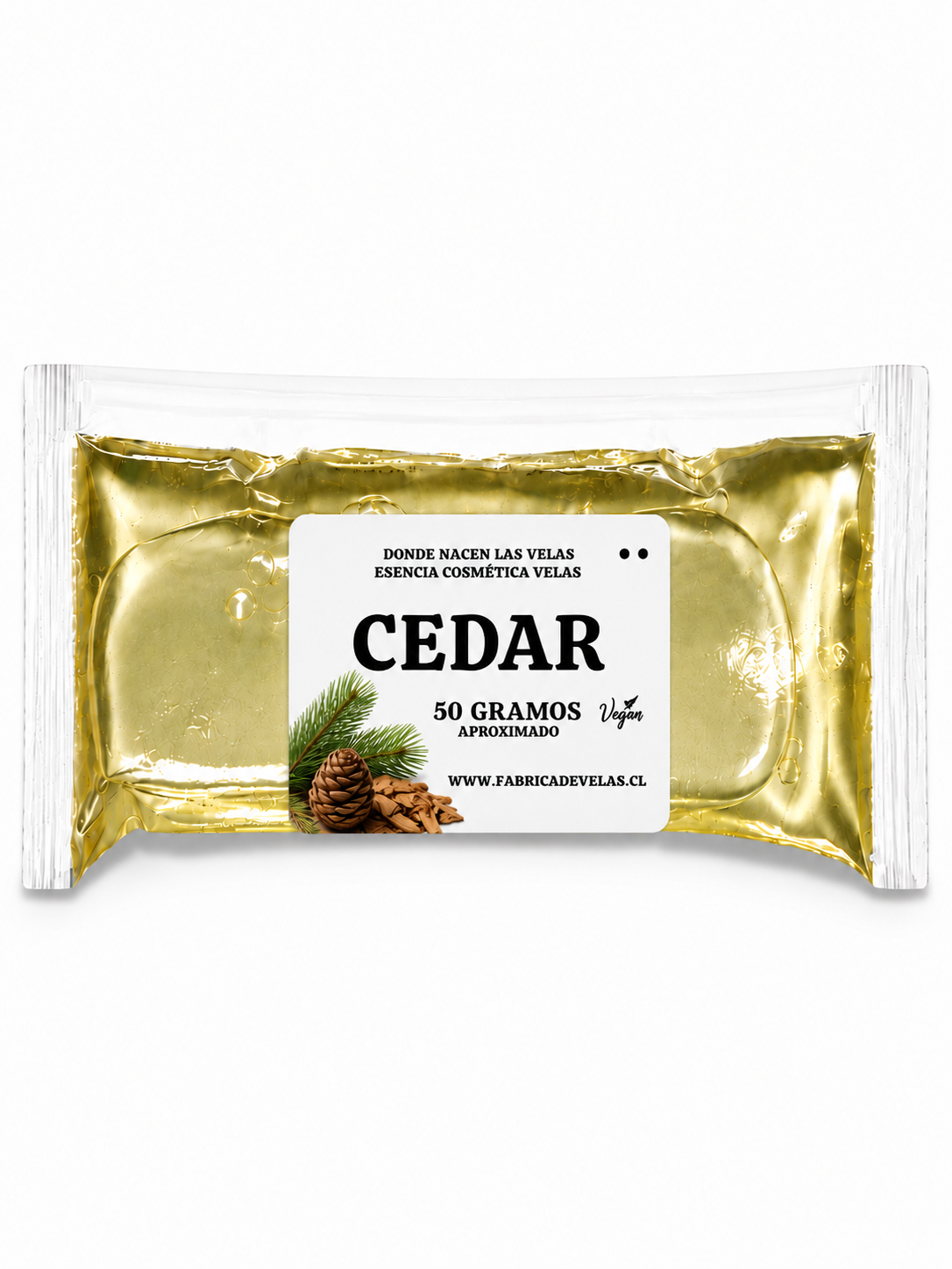 Esencia Cedar Vela de Parafina.
