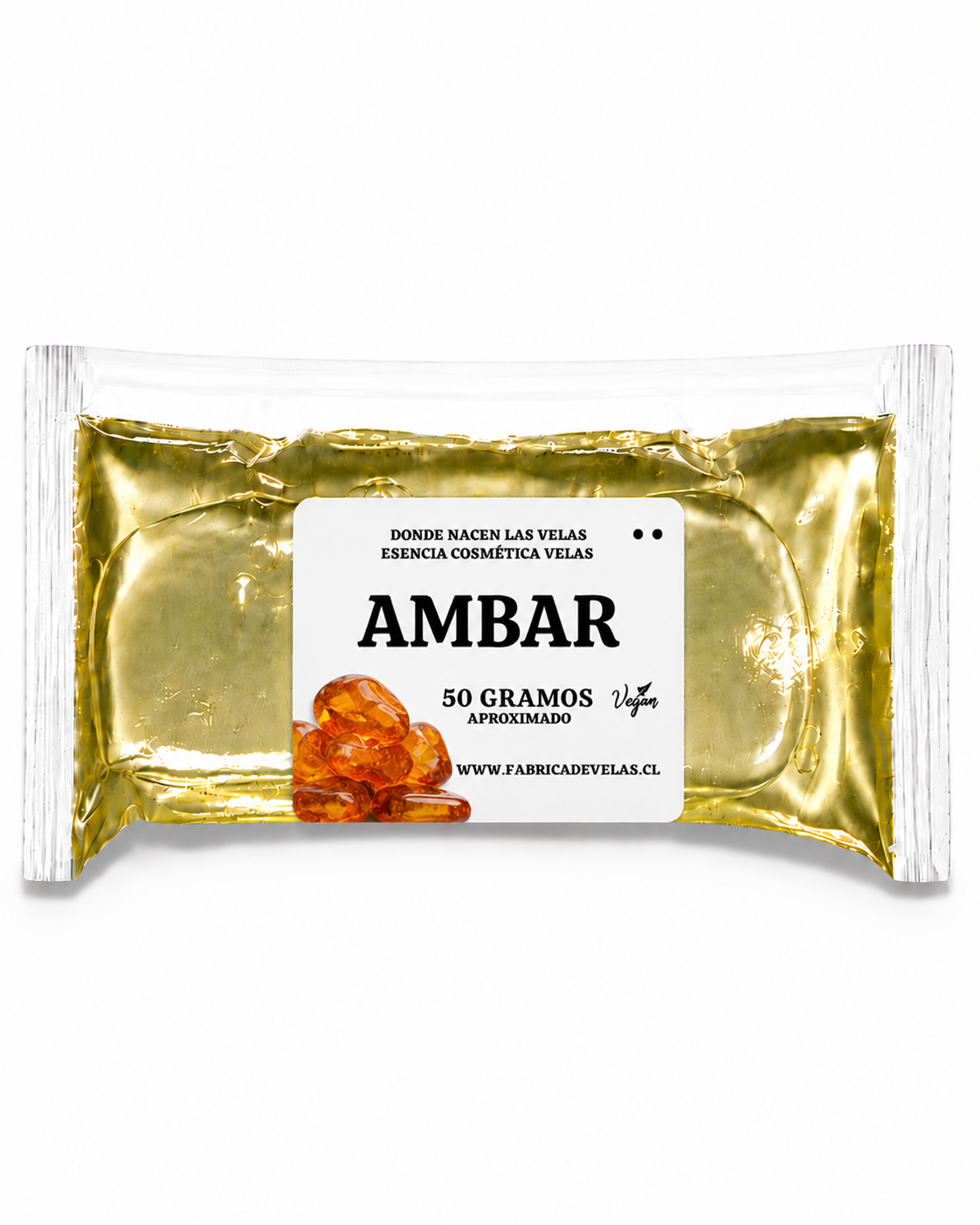 Esencia Ambar Vela de Parafina.