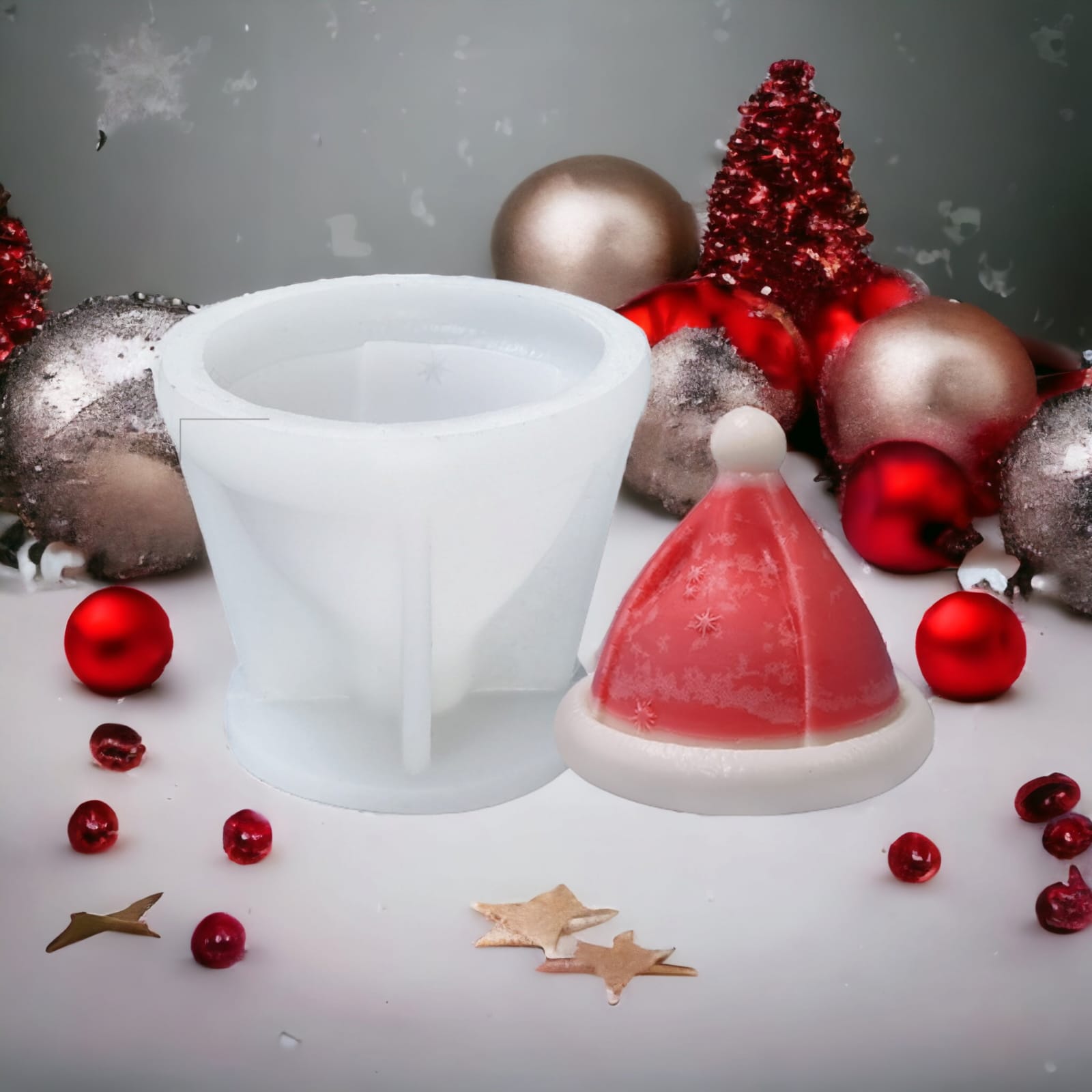 Molde Silicona Gorro Navidad (J44)