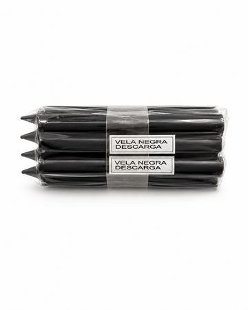 Vela Lisa color Negro