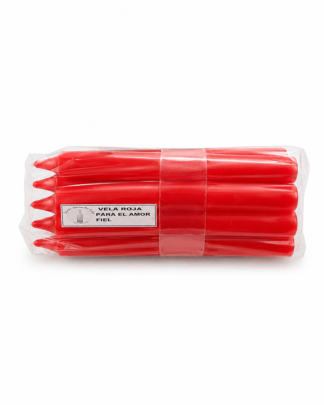 Vela Lisa color Rojo