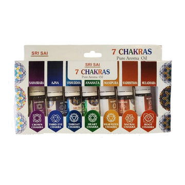 Set De 7 Esencias 7 Chacras, Para Difusores
