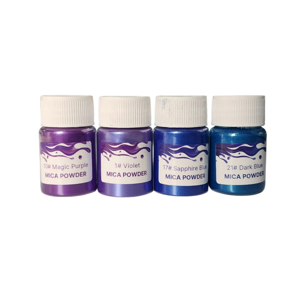 Pack Polvo Mica Perlado 24 piezas
