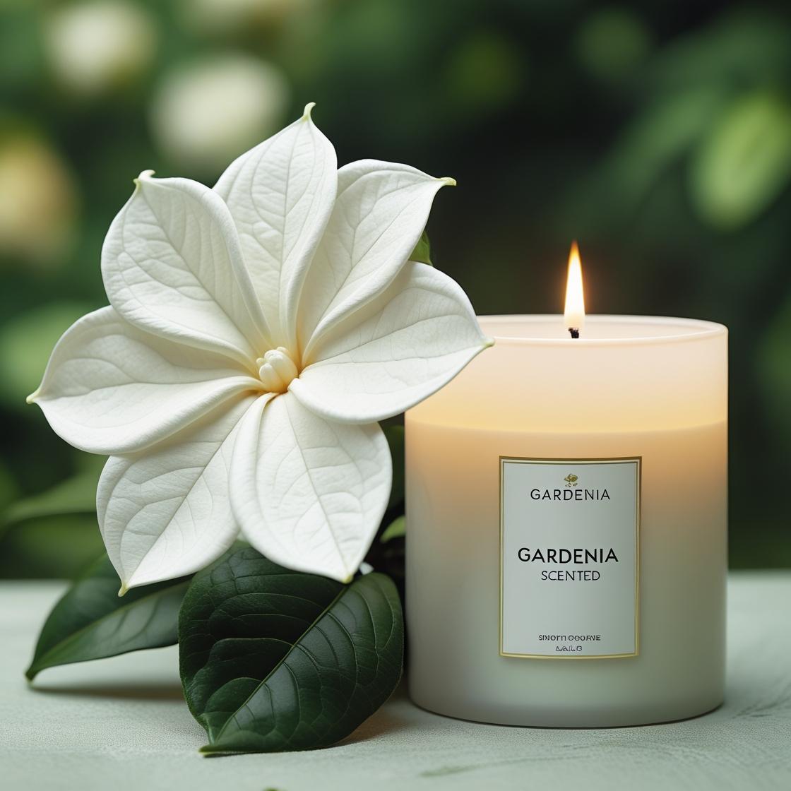Esencia Gardenia, Uso cosmetico y Velas.