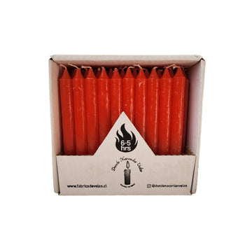 Vela Pack de 50 Rojo