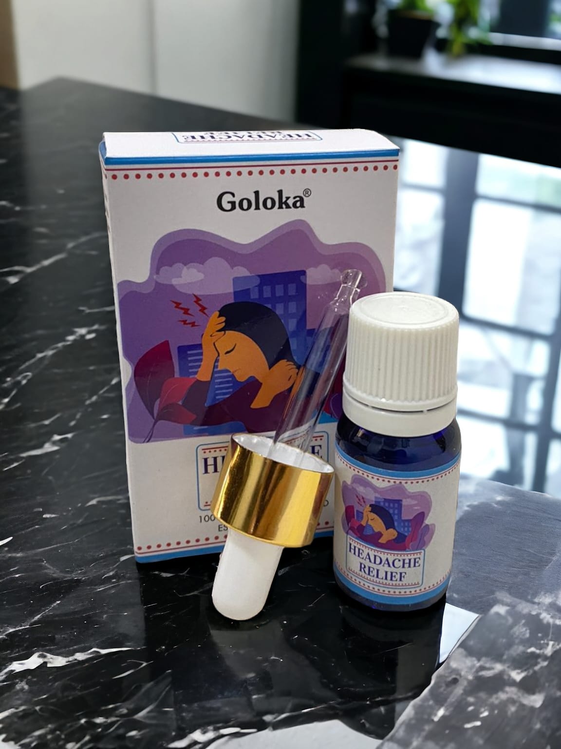 Aceite Esencial Goloka, Alivia Jaqueca