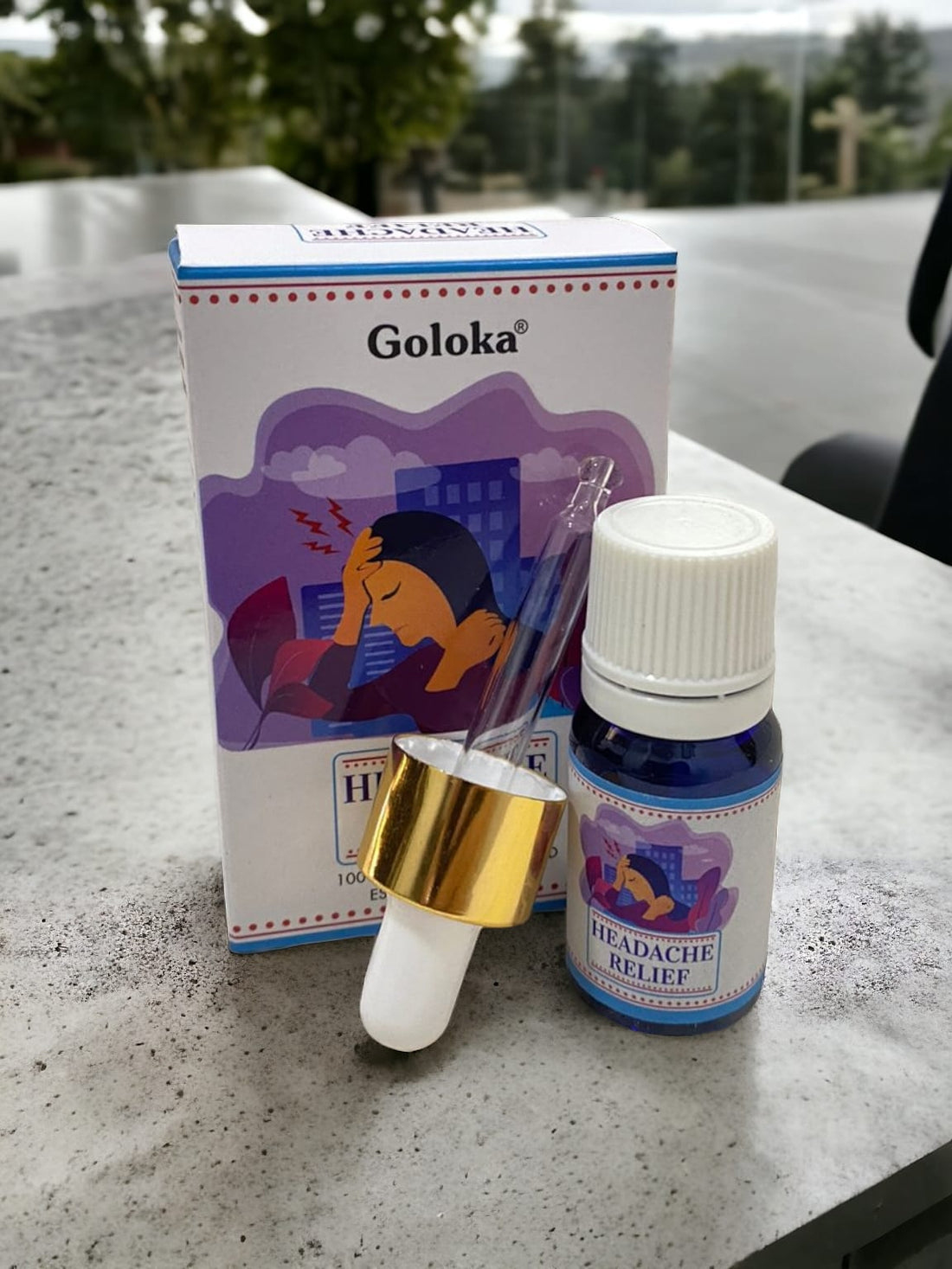 Aceite Esencial Goloka, Alivia Jaqueca