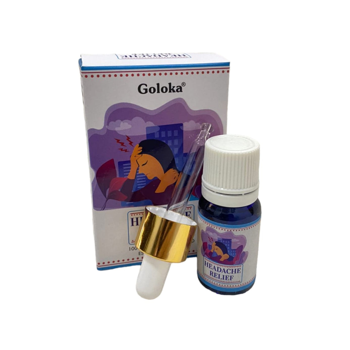 Aceite Esencial Goloka, Alivia Jaqueca