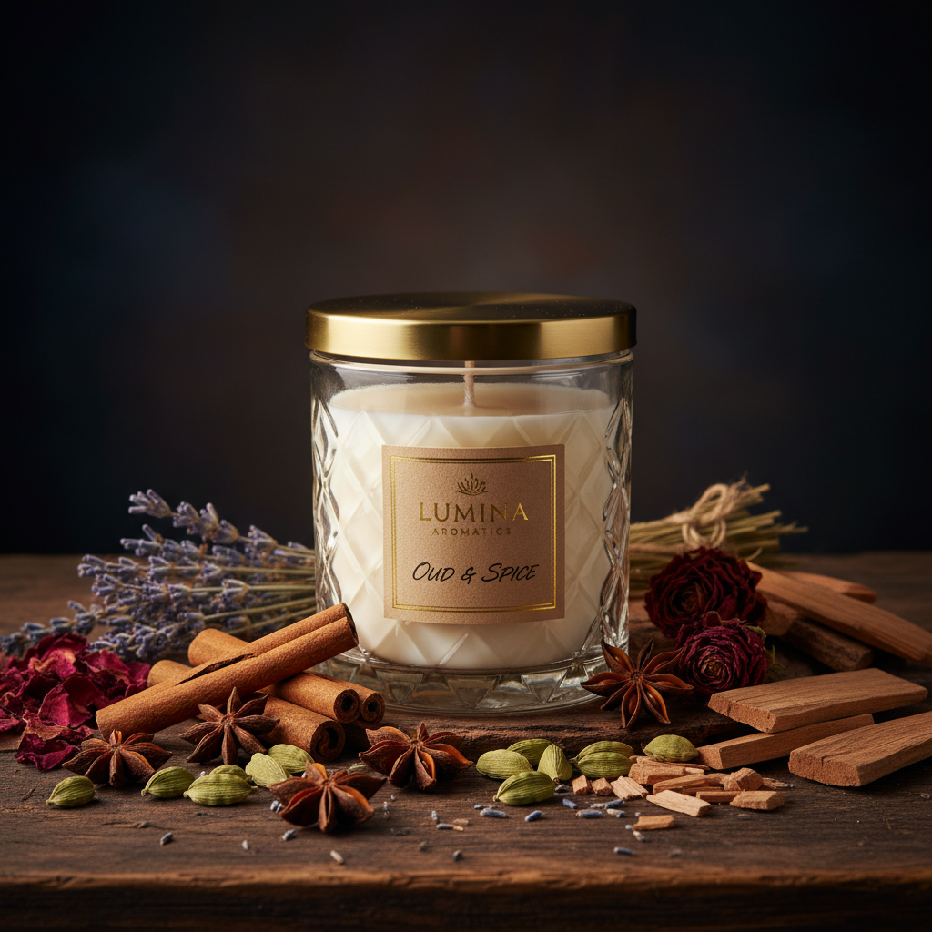 Esencia Ouest,  para Cera de Soya. (Especies flores y maderas)