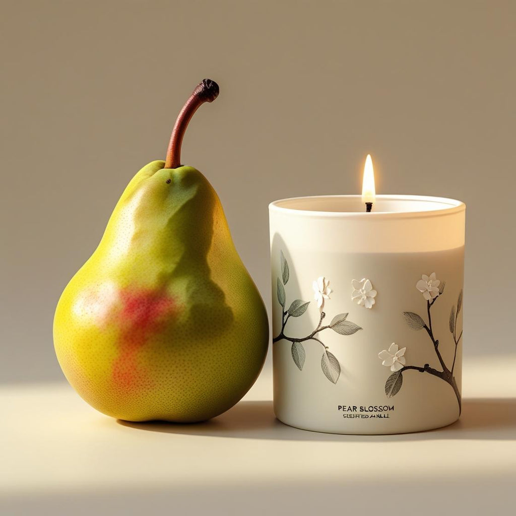 Esencia Pera, Uso cosmetico y Velas.