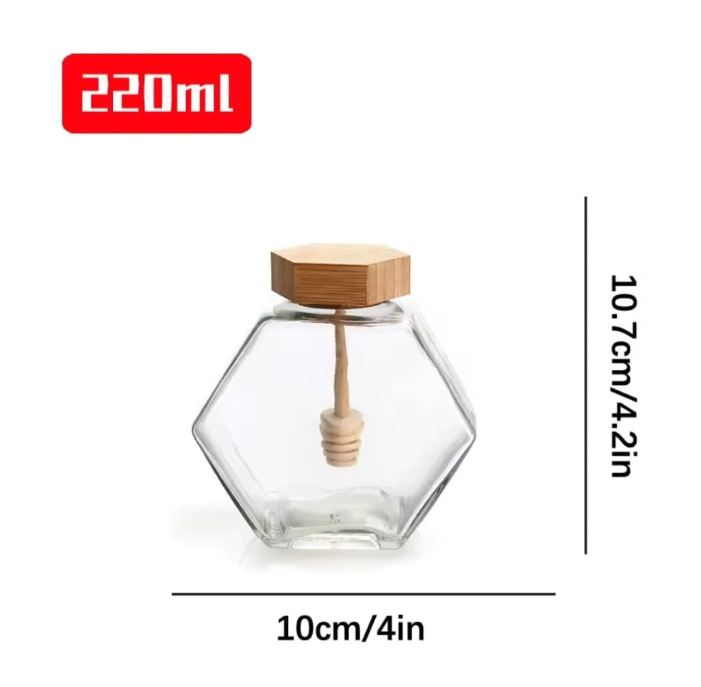 Frasco Vidrio Miel 220 ML