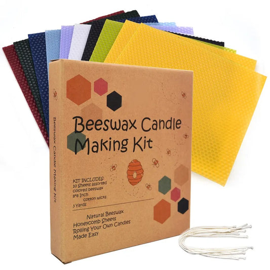 Kit De Fabricación De Velas De Cera De Abeja, Laminas